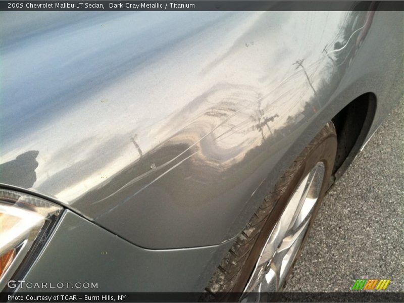 Dark Gray Metallic / Titanium 2009 Chevrolet Malibu LT Sedan