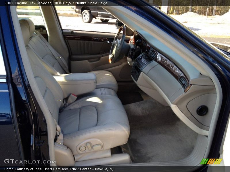 Blue Onyx / Neutral Shale Beige 2003 Cadillac DeVille Sedan