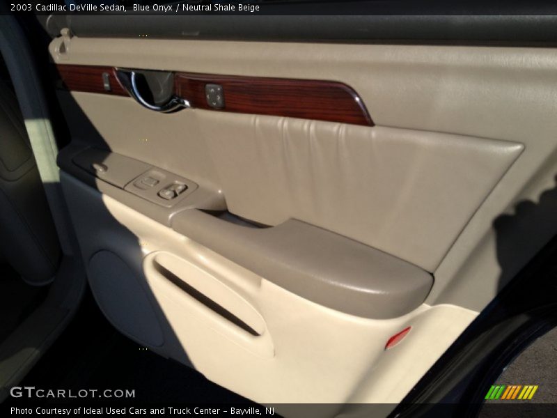 Blue Onyx / Neutral Shale Beige 2003 Cadillac DeVille Sedan