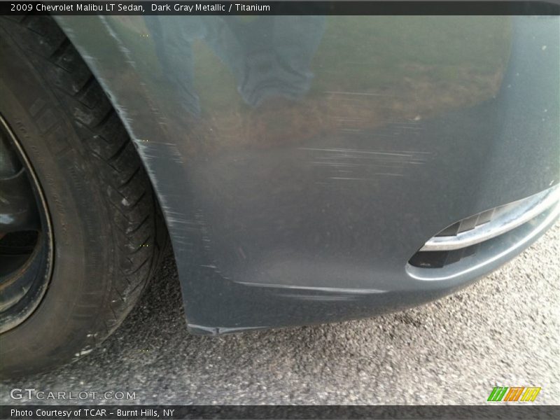 Dark Gray Metallic / Titanium 2009 Chevrolet Malibu LT Sedan