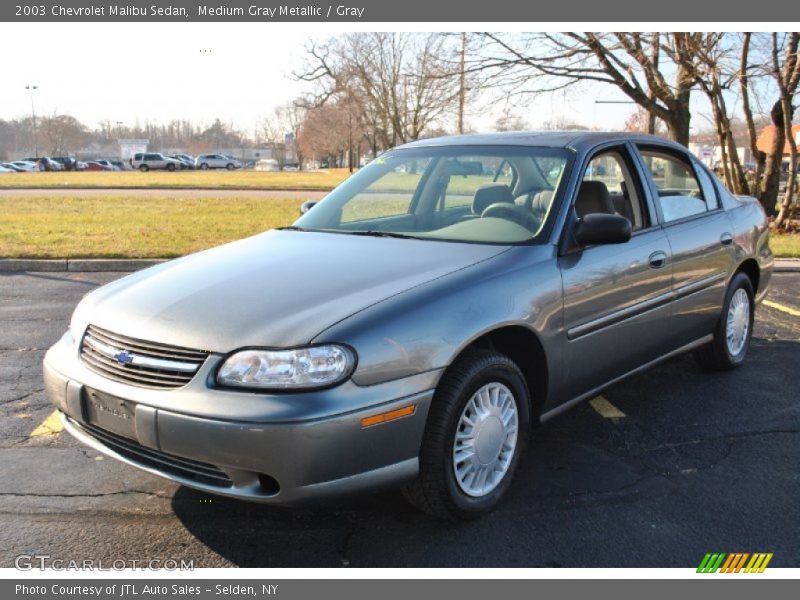 Medium Gray Metallic / Gray 2003 Chevrolet Malibu Sedan