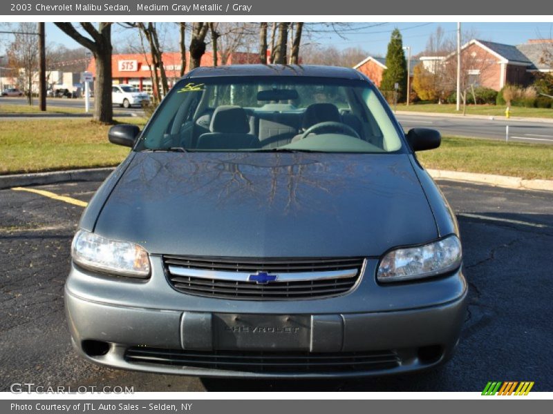 Medium Gray Metallic / Gray 2003 Chevrolet Malibu Sedan