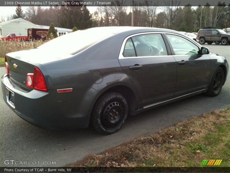 Dark Gray Metallic / Titanium 2009 Chevrolet Malibu LT Sedan