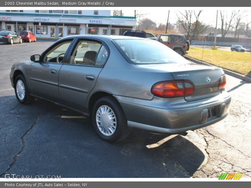 Medium Gray Metallic / Gray 2003 Chevrolet Malibu Sedan