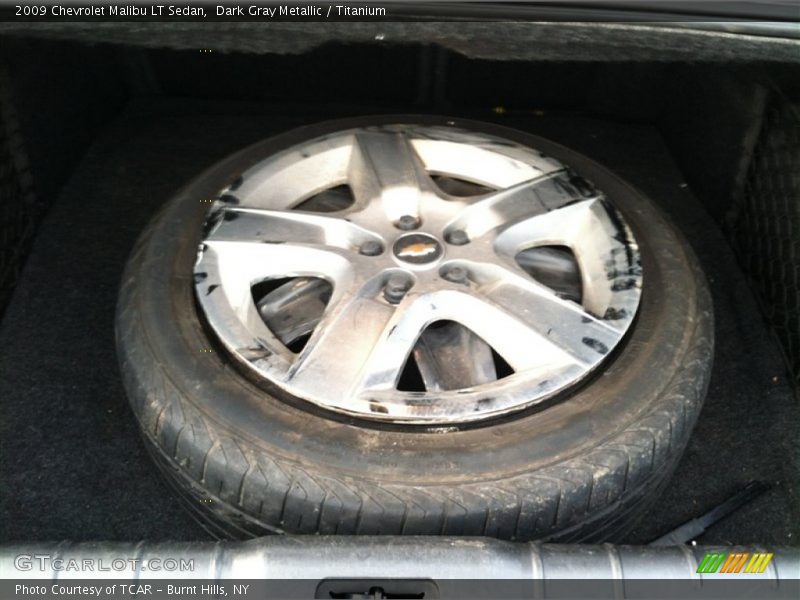 Dark Gray Metallic / Titanium 2009 Chevrolet Malibu LT Sedan