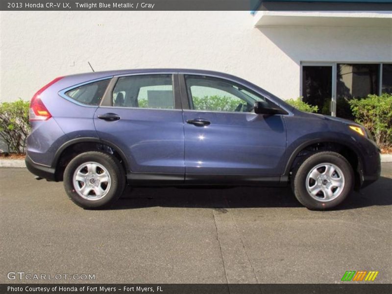 Twilight Blue Metallic / Gray 2013 Honda CR-V LX