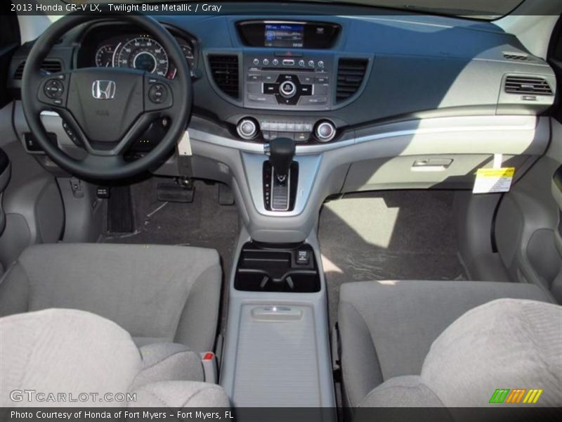 Twilight Blue Metallic / Gray 2013 Honda CR-V LX