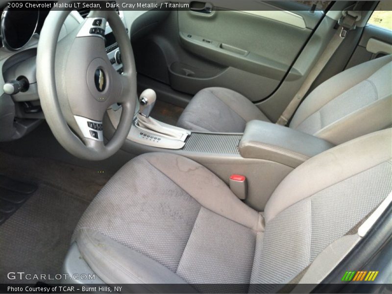 Dark Gray Metallic / Titanium 2009 Chevrolet Malibu LT Sedan