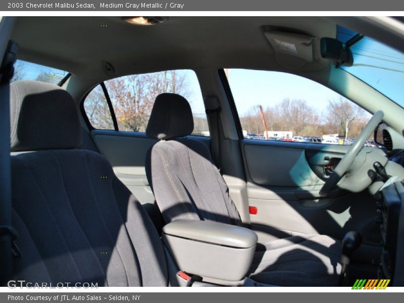 Medium Gray Metallic / Gray 2003 Chevrolet Malibu Sedan