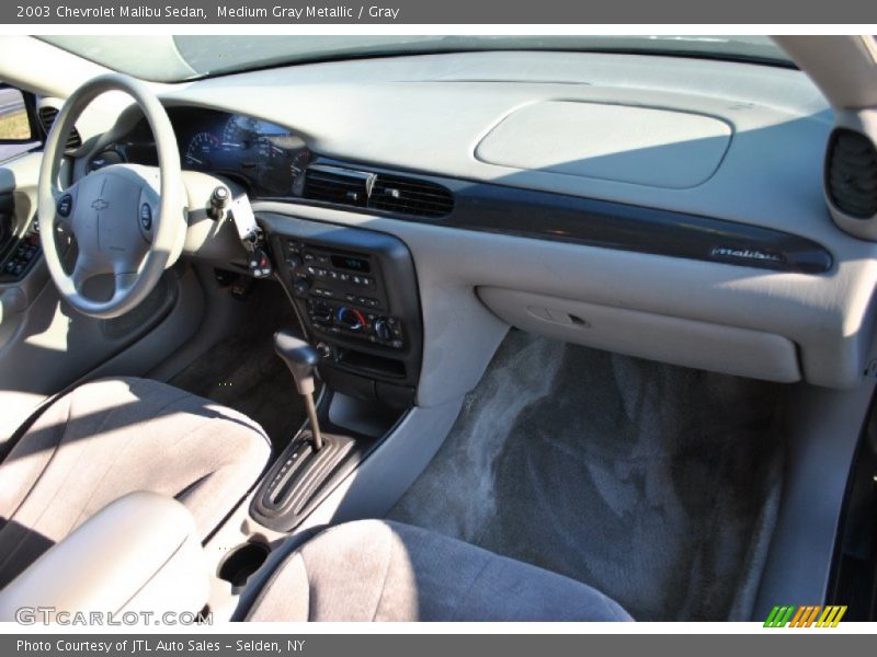 Medium Gray Metallic / Gray 2003 Chevrolet Malibu Sedan