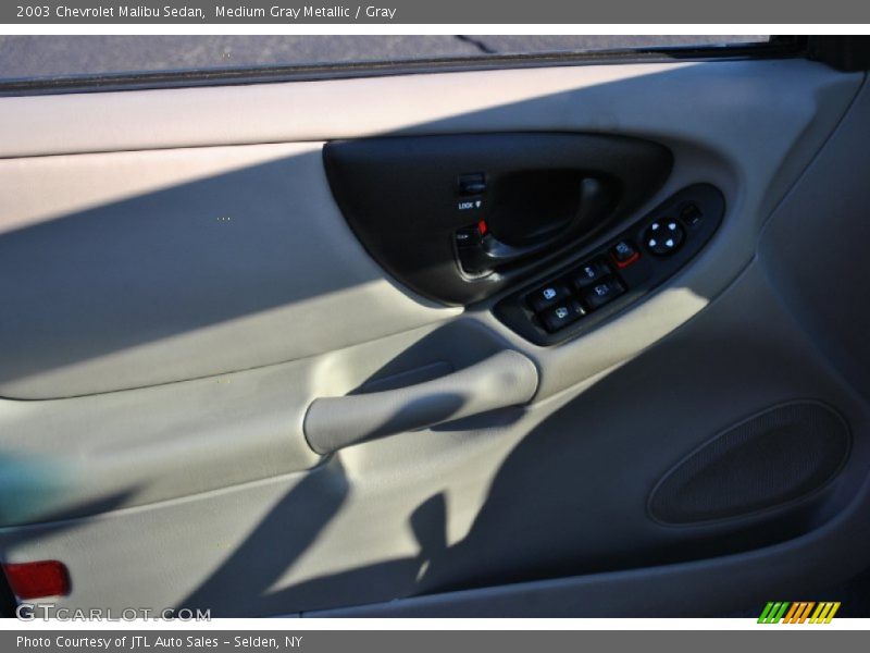 Medium Gray Metallic / Gray 2003 Chevrolet Malibu Sedan