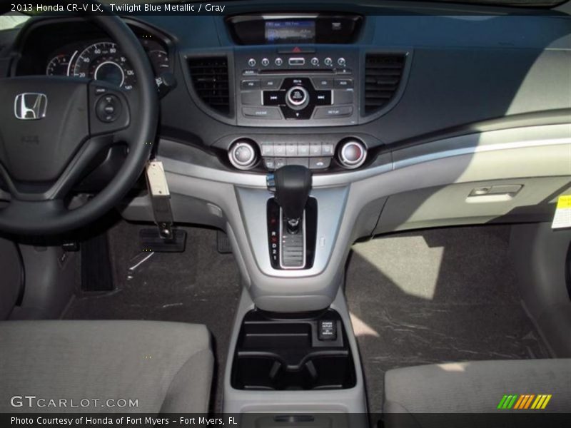 Twilight Blue Metallic / Gray 2013 Honda CR-V LX