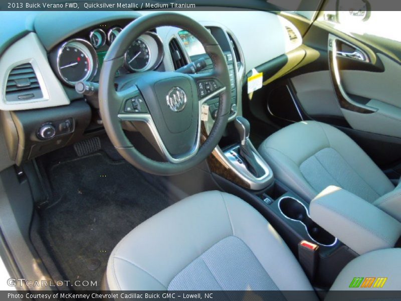 Quicksilver Metallic / Medium Titanium 2013 Buick Verano FWD