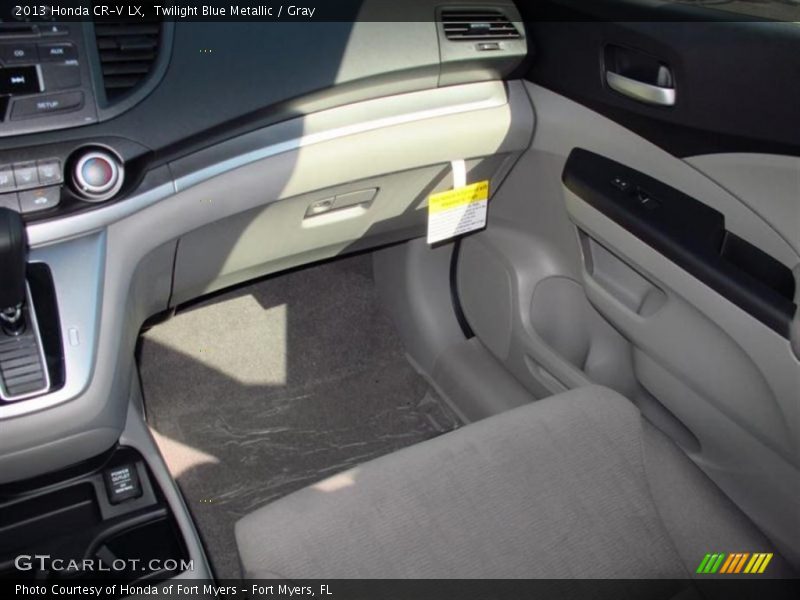 Twilight Blue Metallic / Gray 2013 Honda CR-V LX