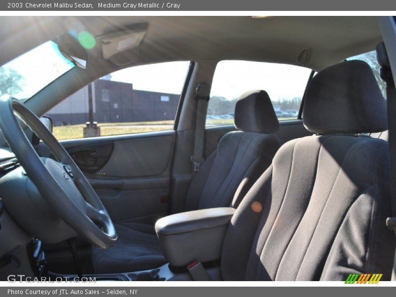 Medium Gray Metallic / Gray 2003 Chevrolet Malibu Sedan