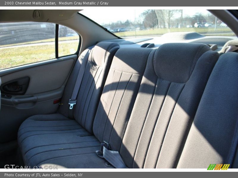 Medium Gray Metallic / Gray 2003 Chevrolet Malibu Sedan