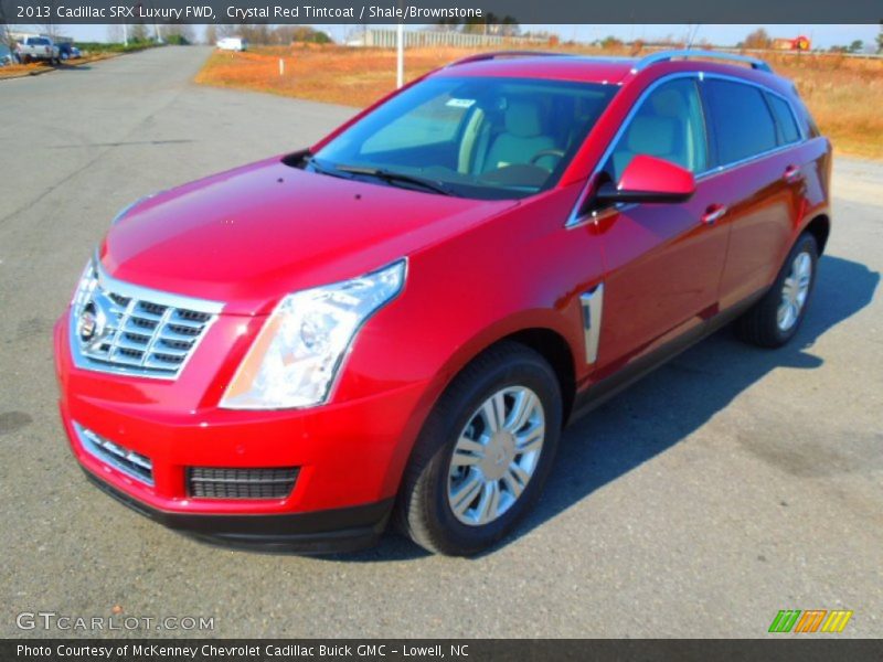 Crystal Red Tintcoat / Shale/Brownstone 2013 Cadillac SRX Luxury FWD