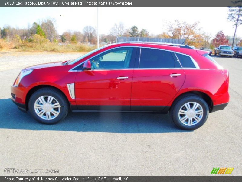 Crystal Red Tintcoat / Shale/Brownstone 2013 Cadillac SRX Luxury FWD