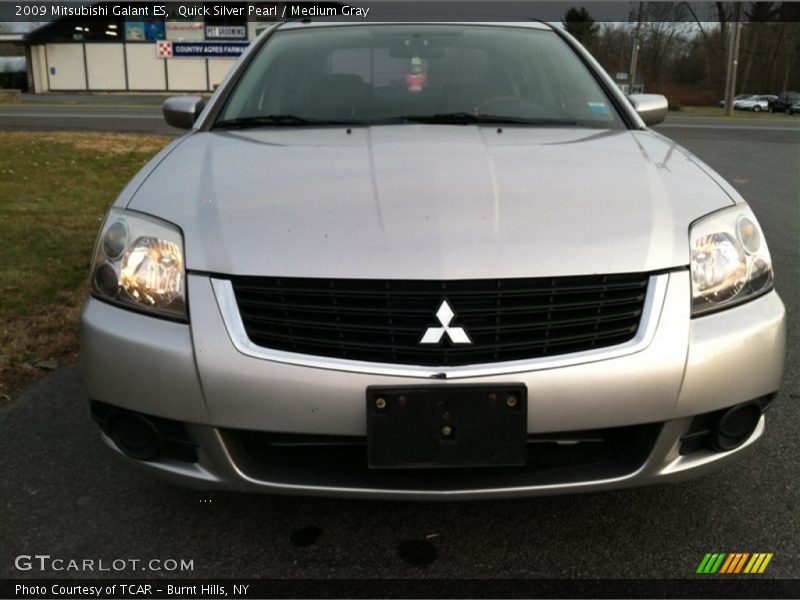Quick Silver Pearl / Medium Gray 2009 Mitsubishi Galant ES
