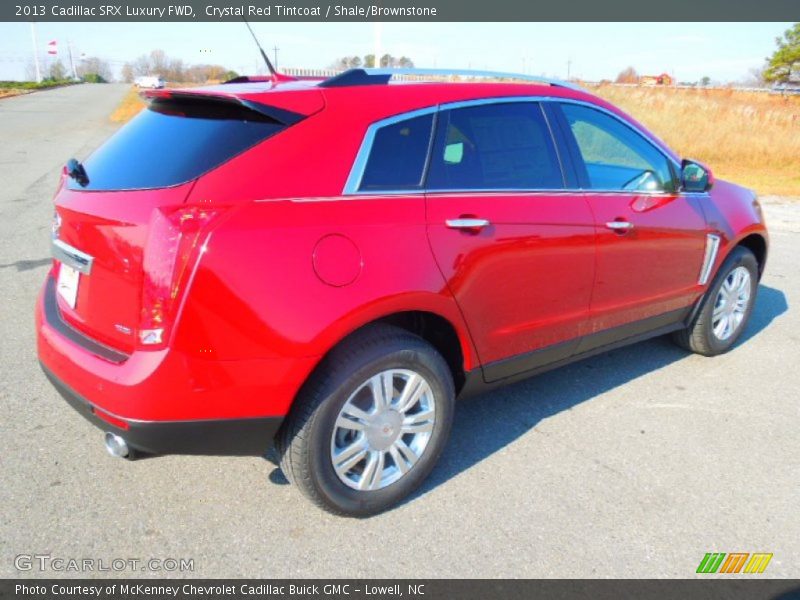 Crystal Red Tintcoat / Shale/Brownstone 2013 Cadillac SRX Luxury FWD