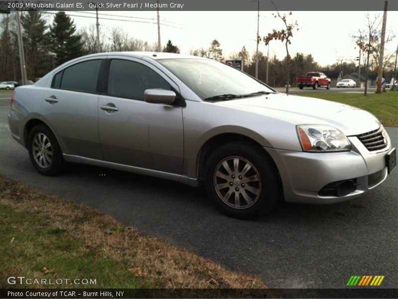Quick Silver Pearl / Medium Gray 2009 Mitsubishi Galant ES