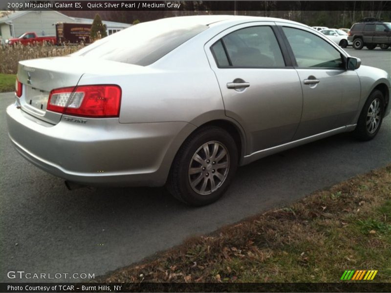 Quick Silver Pearl / Medium Gray 2009 Mitsubishi Galant ES
