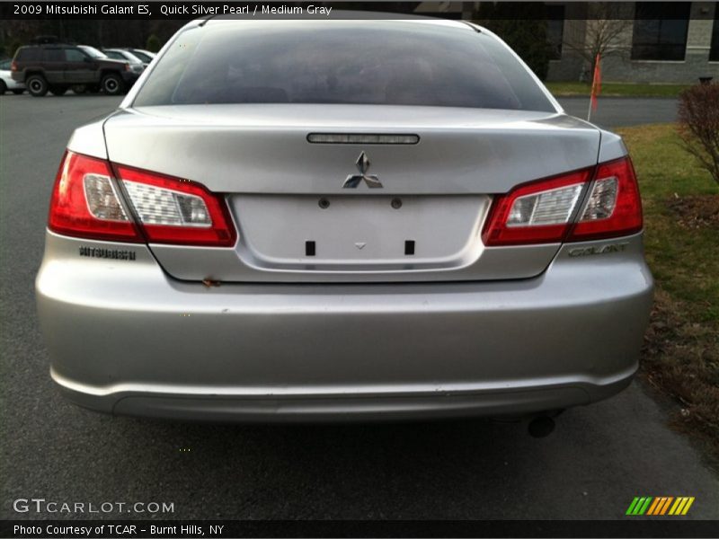 Quick Silver Pearl / Medium Gray 2009 Mitsubishi Galant ES
