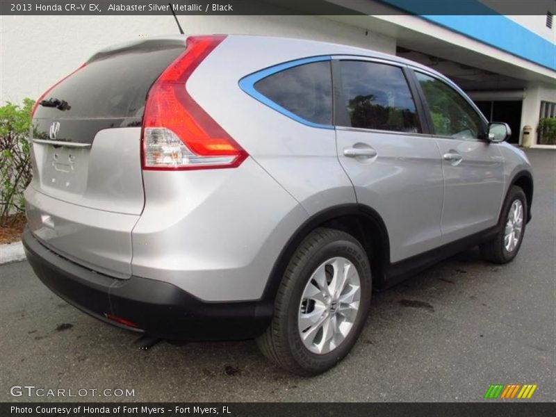 Alabaster Silver Metallic / Black 2013 Honda CR-V EX