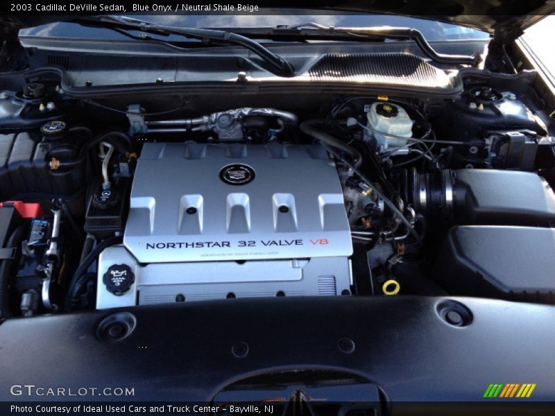 Blue Onyx / Neutral Shale Beige 2003 Cadillac DeVille Sedan