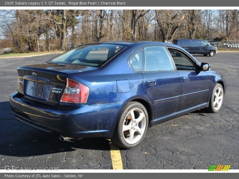 Regal Blue Pearl / Charcoal Black 2005 Subaru Legacy 2.5 GT Sedan