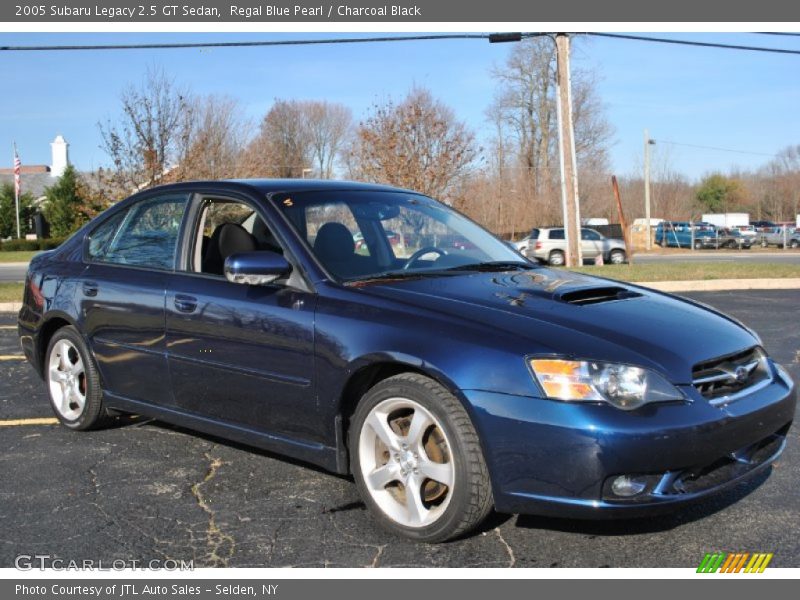 Regal Blue Pearl / Charcoal Black 2005 Subaru Legacy 2.5 GT Sedan