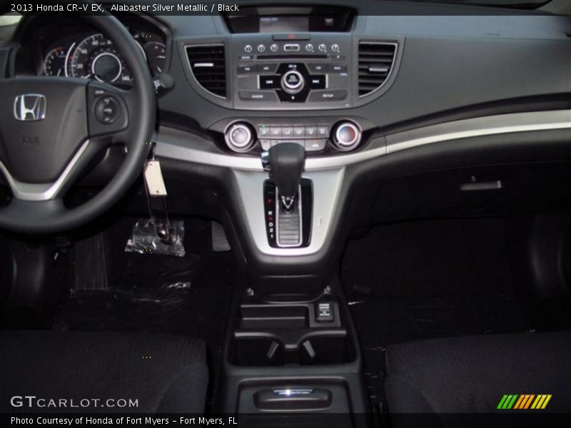 Alabaster Silver Metallic / Black 2013 Honda CR-V EX