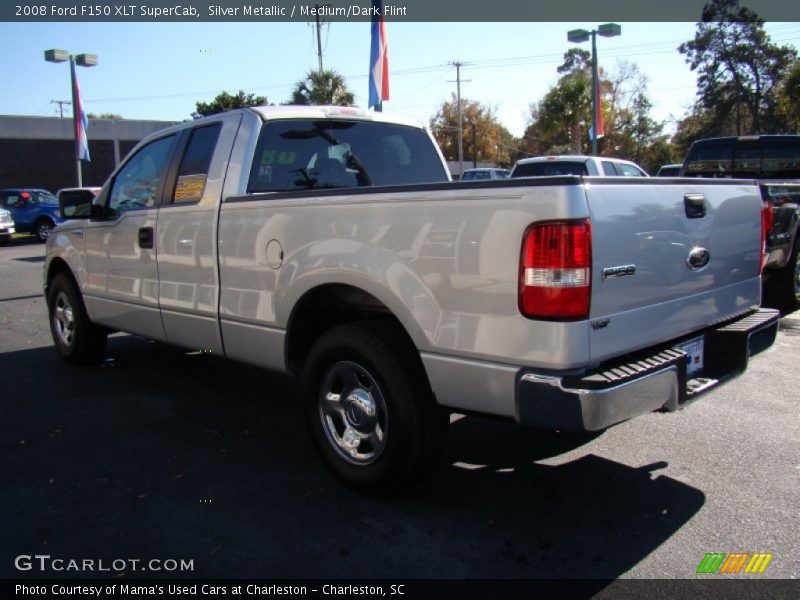 Silver Metallic / Medium/Dark Flint 2008 Ford F150 XLT SuperCab