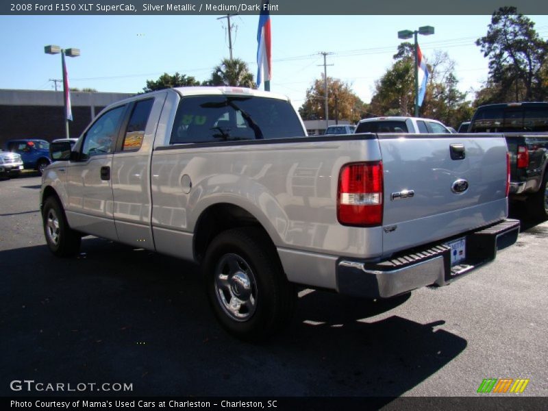 Silver Metallic / Medium/Dark Flint 2008 Ford F150 XLT SuperCab