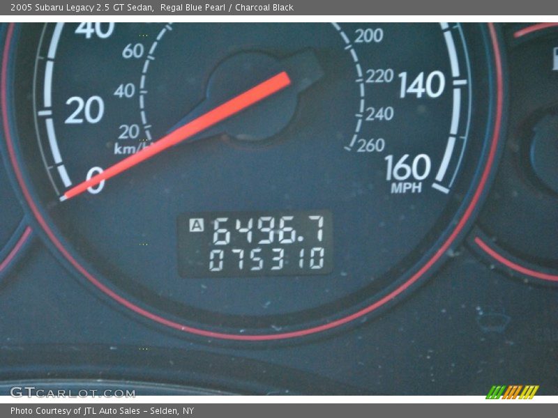 Regal Blue Pearl / Charcoal Black 2005 Subaru Legacy 2.5 GT Sedan