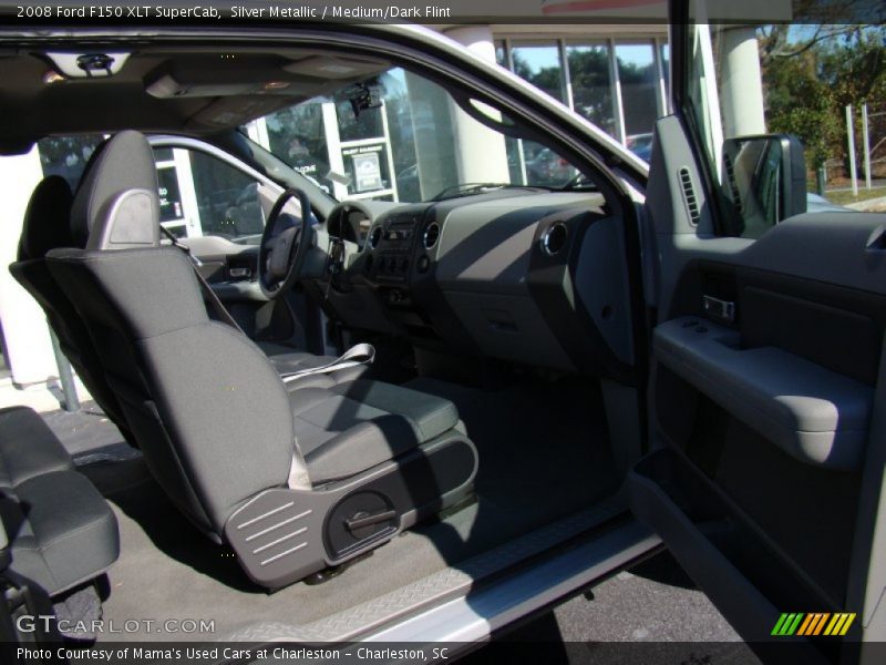 Silver Metallic / Medium/Dark Flint 2008 Ford F150 XLT SuperCab