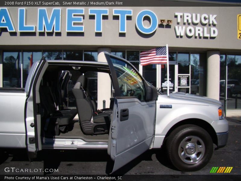 Silver Metallic / Medium/Dark Flint 2008 Ford F150 XLT SuperCab