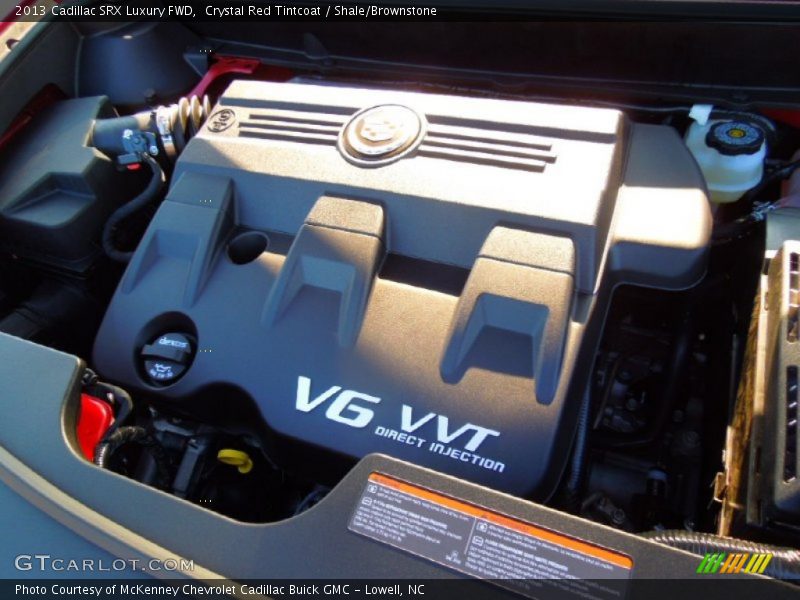 Crystal Red Tintcoat / Shale/Brownstone 2013 Cadillac SRX Luxury FWD
