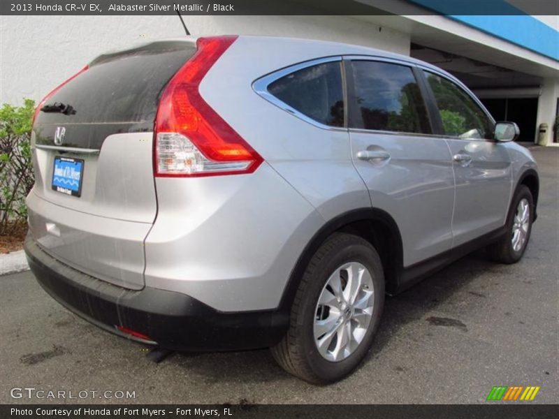 Alabaster Silver Metallic / Black 2013 Honda CR-V EX