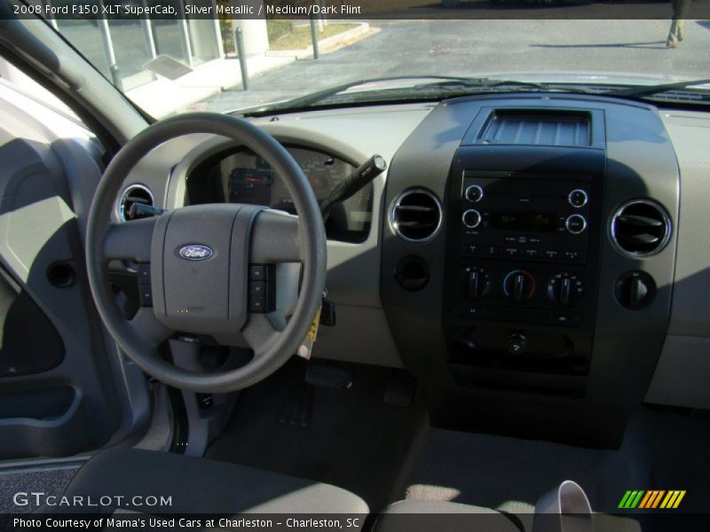 Silver Metallic / Medium/Dark Flint 2008 Ford F150 XLT SuperCab