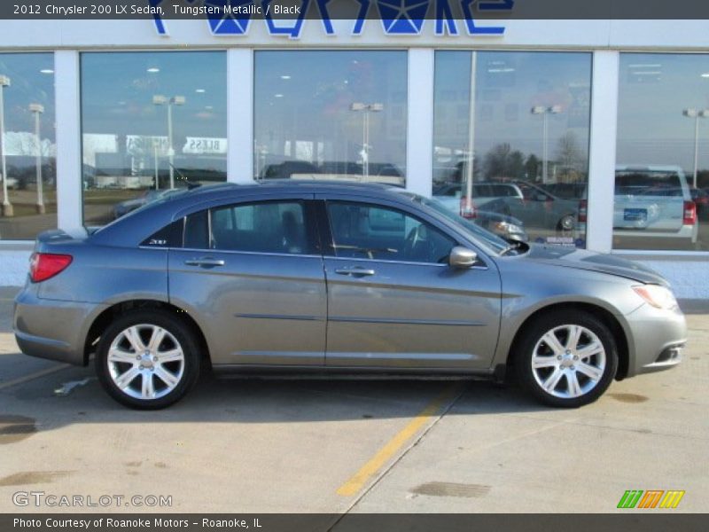 Tungsten Metallic / Black 2012 Chrysler 200 LX Sedan