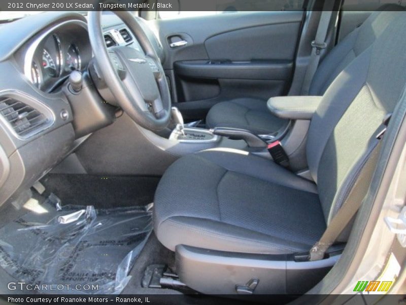 Tungsten Metallic / Black 2012 Chrysler 200 LX Sedan