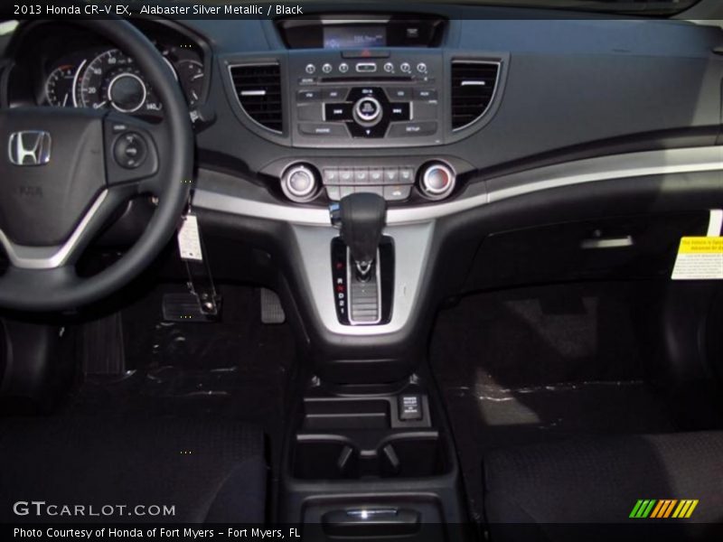 Alabaster Silver Metallic / Black 2013 Honda CR-V EX