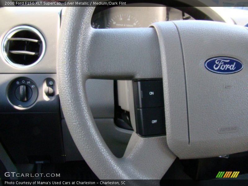 Silver Metallic / Medium/Dark Flint 2008 Ford F150 XLT SuperCab