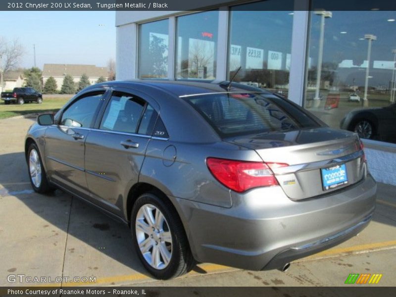 Tungsten Metallic / Black 2012 Chrysler 200 LX Sedan