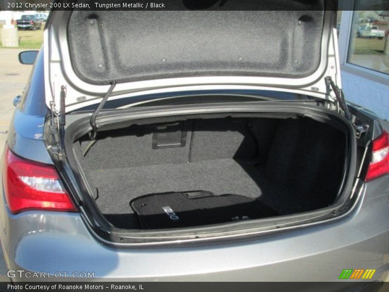 Tungsten Metallic / Black 2012 Chrysler 200 LX Sedan