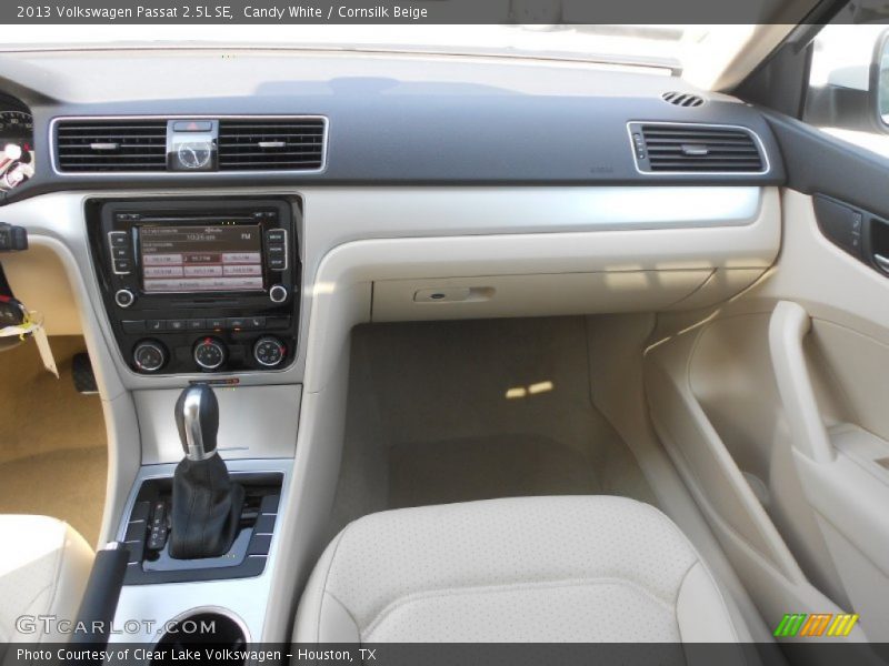 Candy White / Cornsilk Beige 2013 Volkswagen Passat 2.5L SE