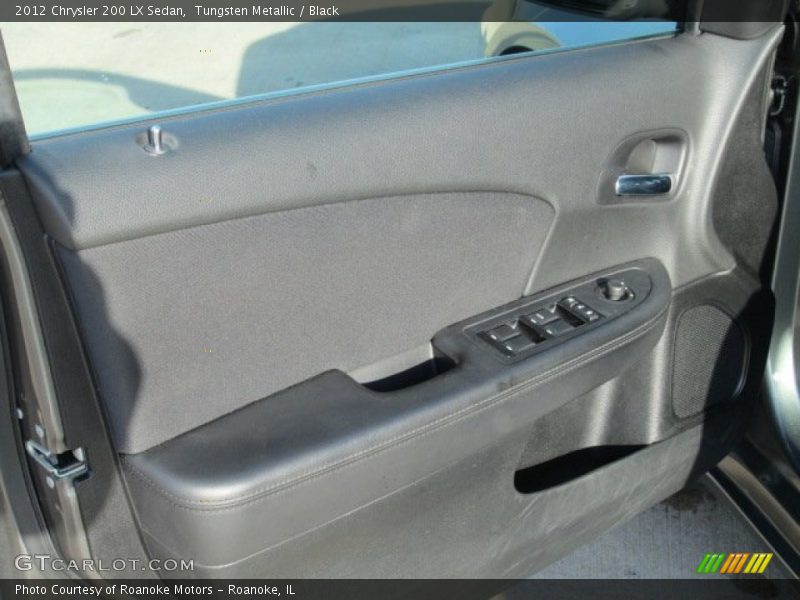 Tungsten Metallic / Black 2012 Chrysler 200 LX Sedan