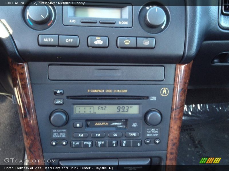 Satin Silver Metallic / Ebony 2003 Acura TL 3.2