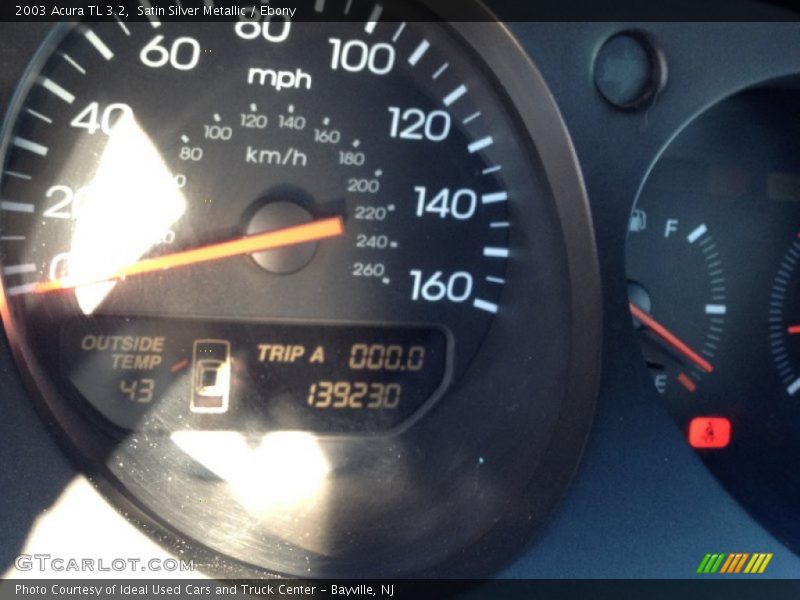Satin Silver Metallic / Ebony 2003 Acura TL 3.2
